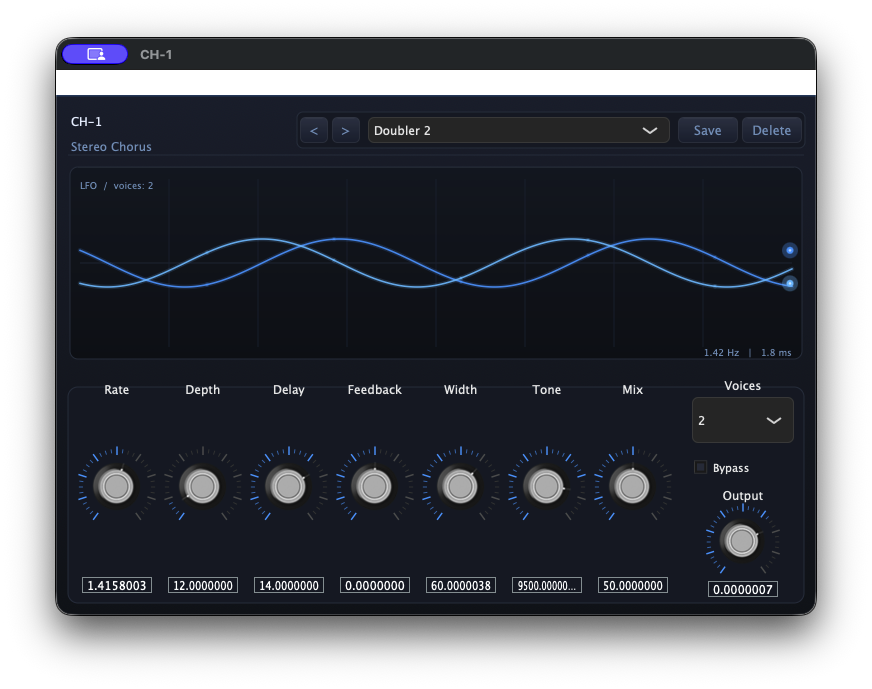 Screenshot CH-1 Chorus