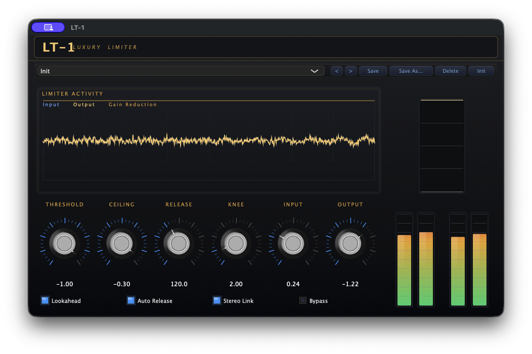 Screenshot LT-1 LHigh end Limiter