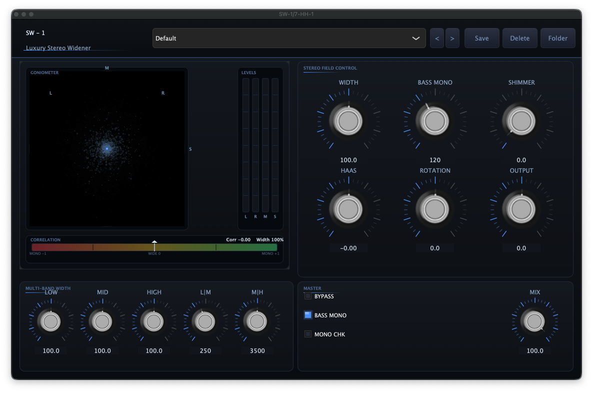 Screenshot SW-1 Stereo Widener